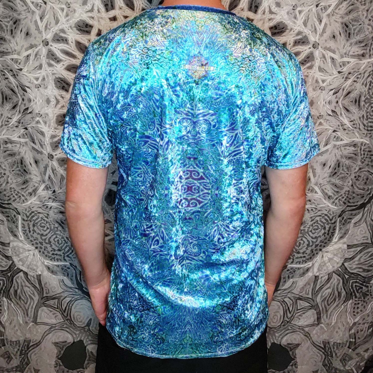 Octopus Blues Crushed Velvet T-Shirt