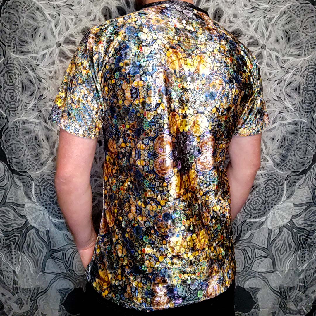 Diatom Mandala Crushed Velvet T-Shirt