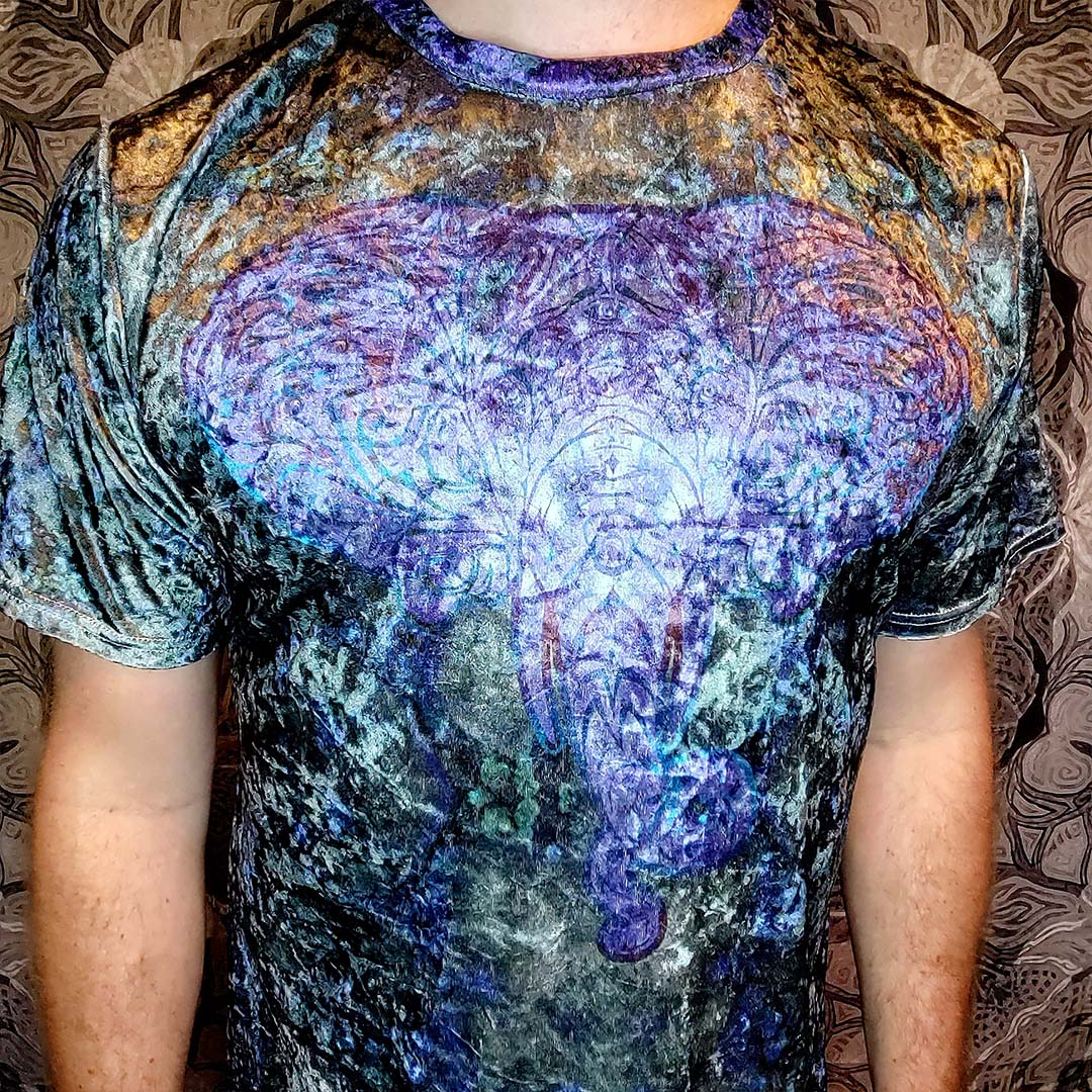 Elephant Vibes Crushed Velvet T-Shirt