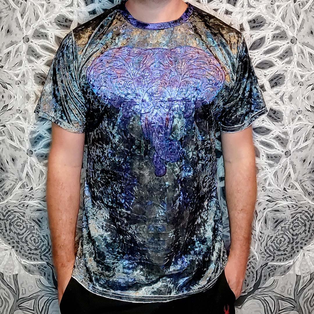 Elephant Vibes Crushed Velvet T-Shirt