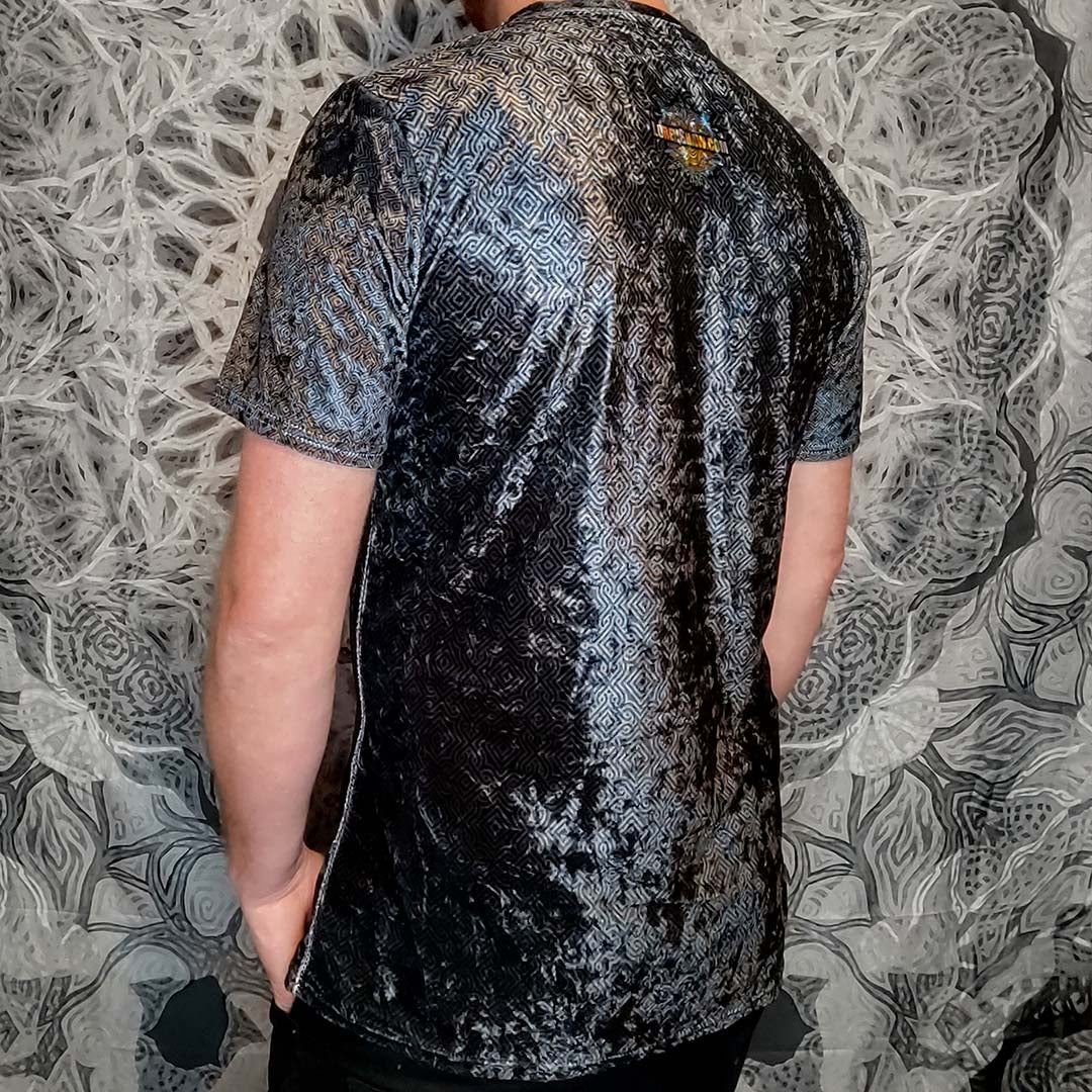 Psychedelic Lionfish Crushed Velvet T-Shirt
