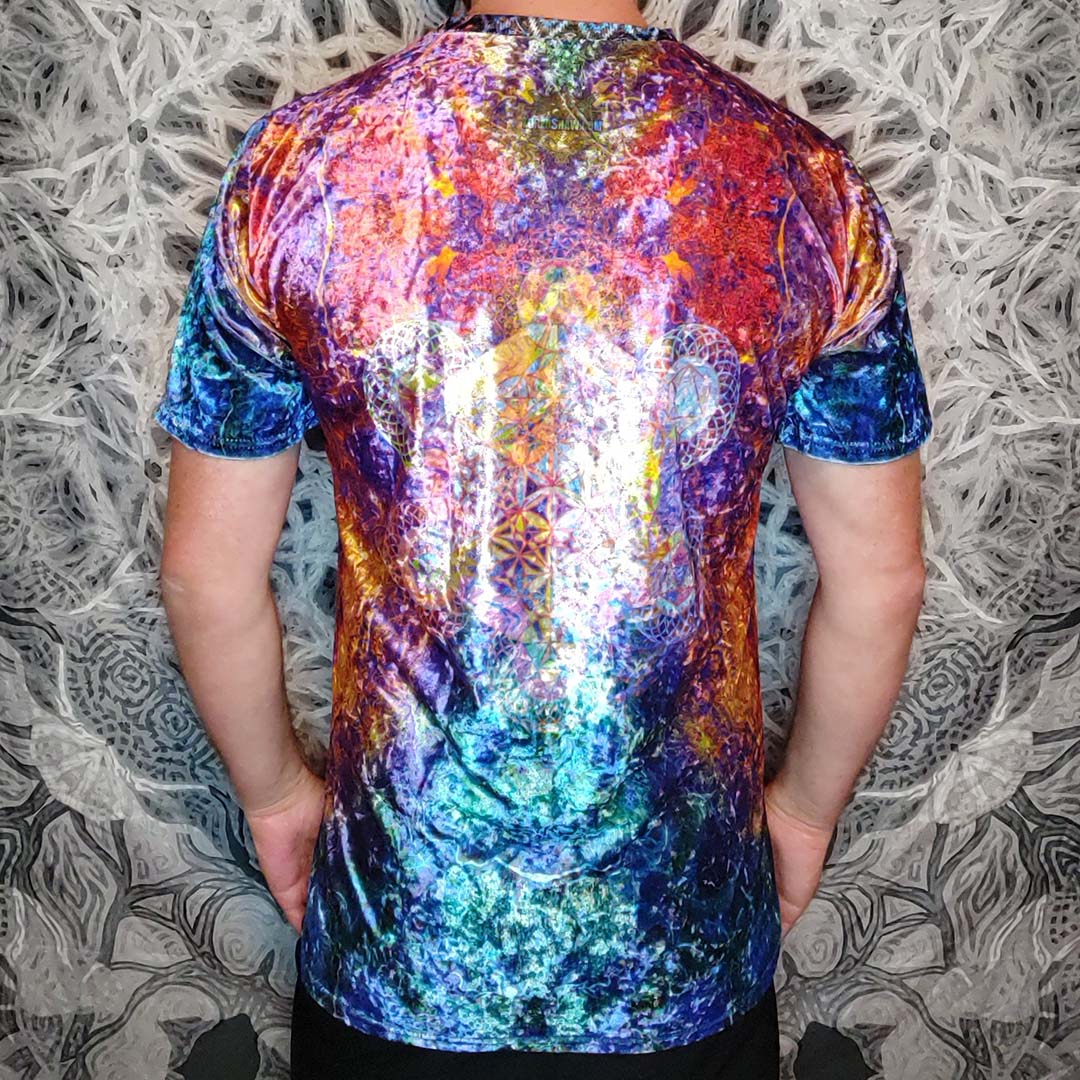 Platonic Solids Crushed Velvet T-Shirt