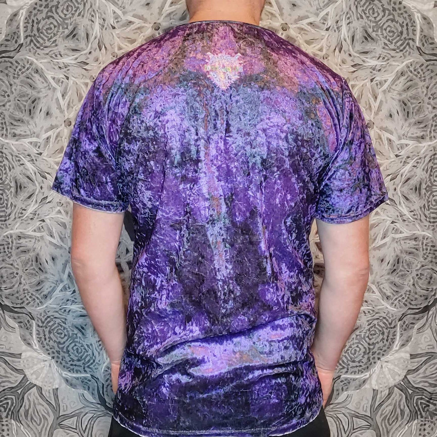 Purple Elephant Crushed Velvet T-Shirt