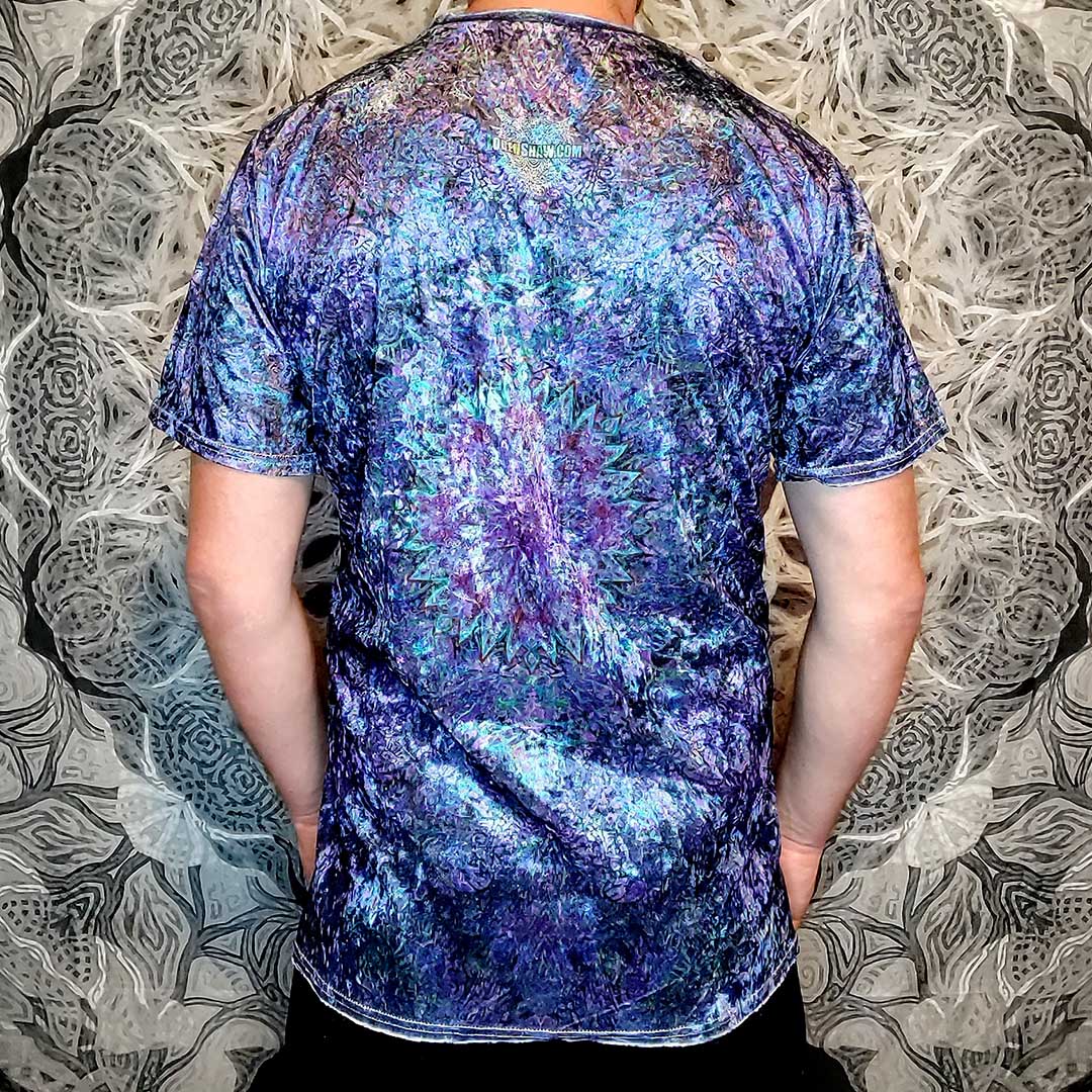 Purple Octopus Crushed Velvet T-Shirt