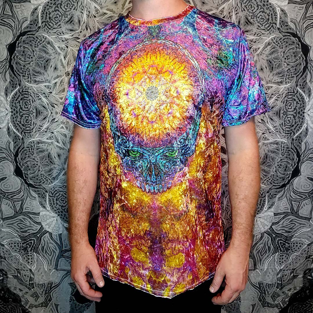 Stealie My Fire Crushed Velvet T-Shirt