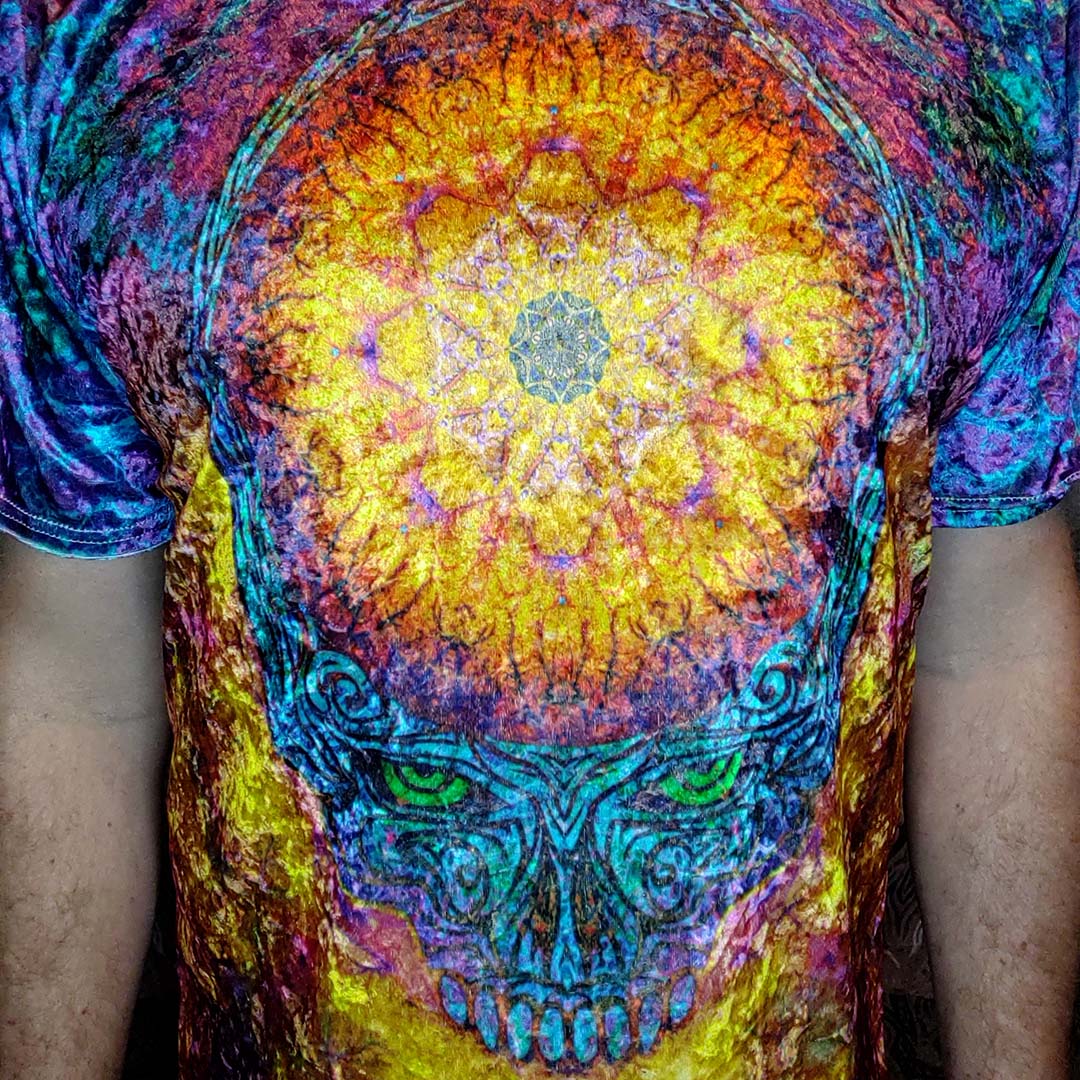 Stealie My Fire Crushed Velvet T-Shirt