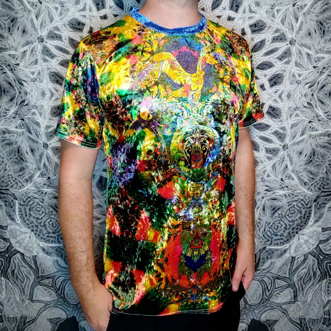 PNW Totem Pole Crushed Velvet T-Shirt