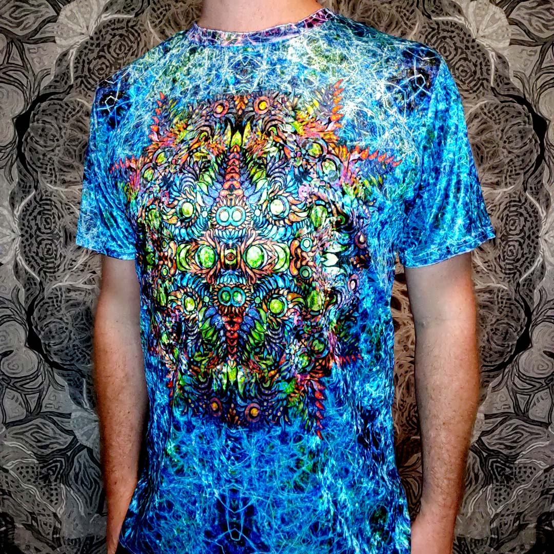 Electric Owl Crushed Velvet T-Shirt