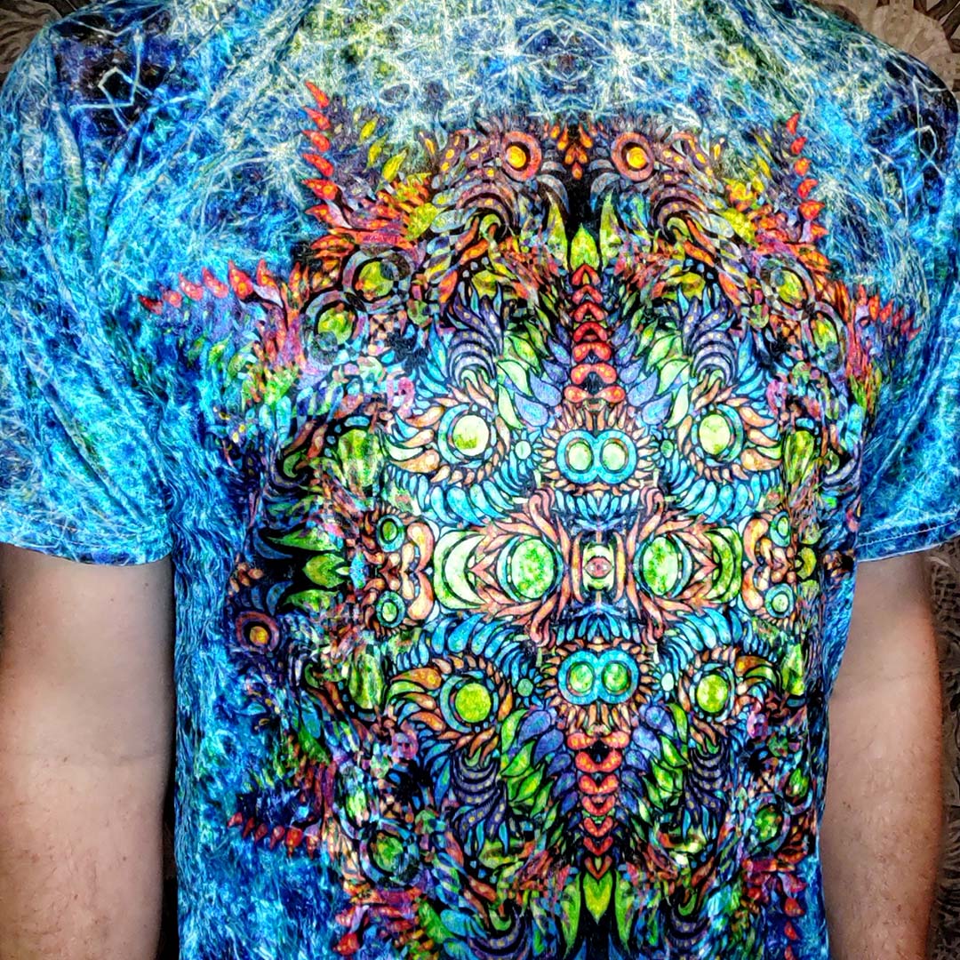 Electric Owl Crushed Velvet T-Shirt