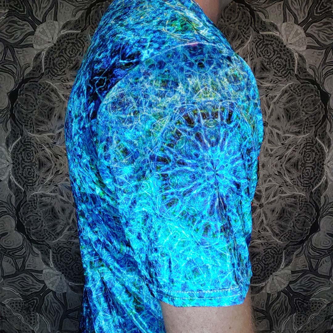 Electric Owl Crushed Velvet T-Shirt