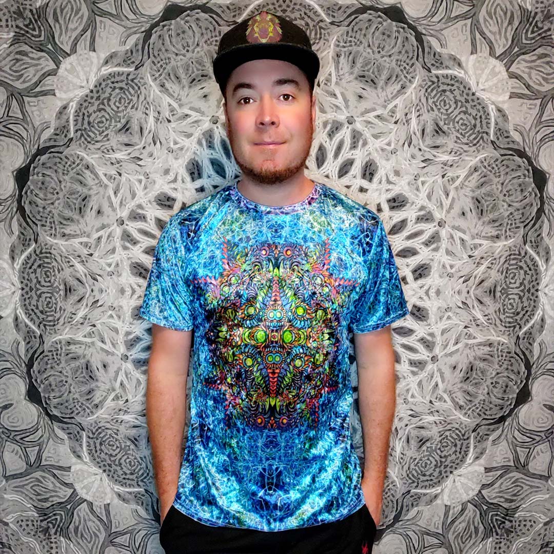 Electric Owl Crushed Velvet T-Shirt