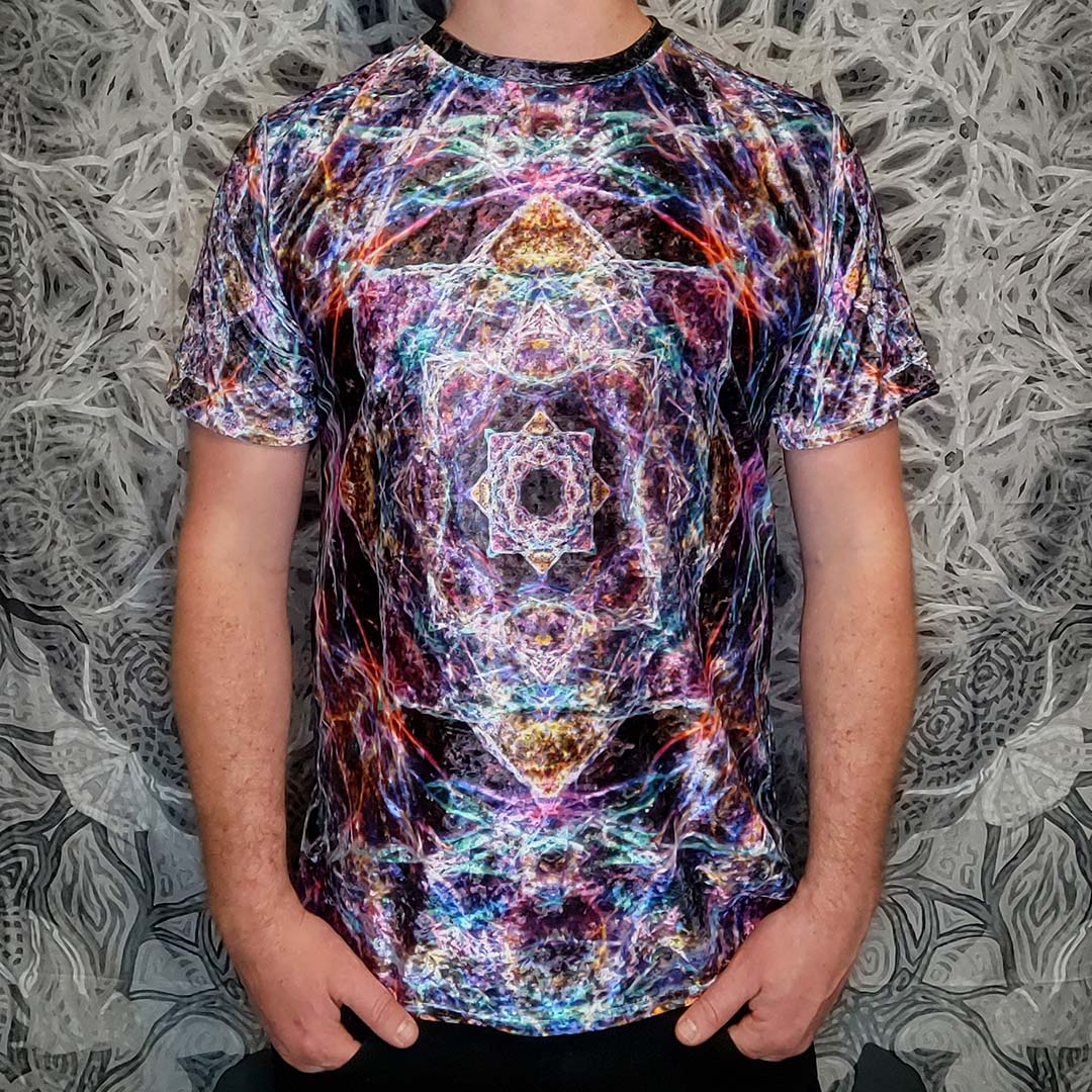 Veil Nebula Blastoff Crushed Velvet T-Shirt