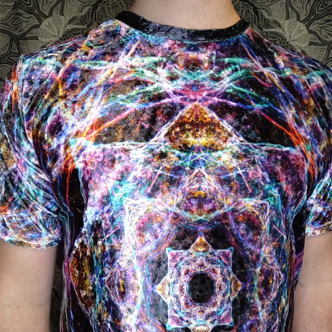 Veil Nebula Blastoff Crushed Velvet T-Shirt