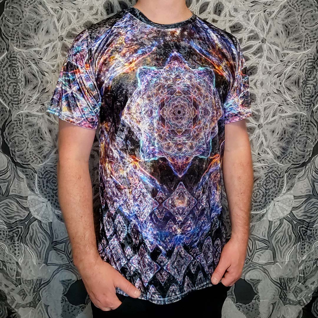 Veil Mandala Crushed Velvet T-Shirt