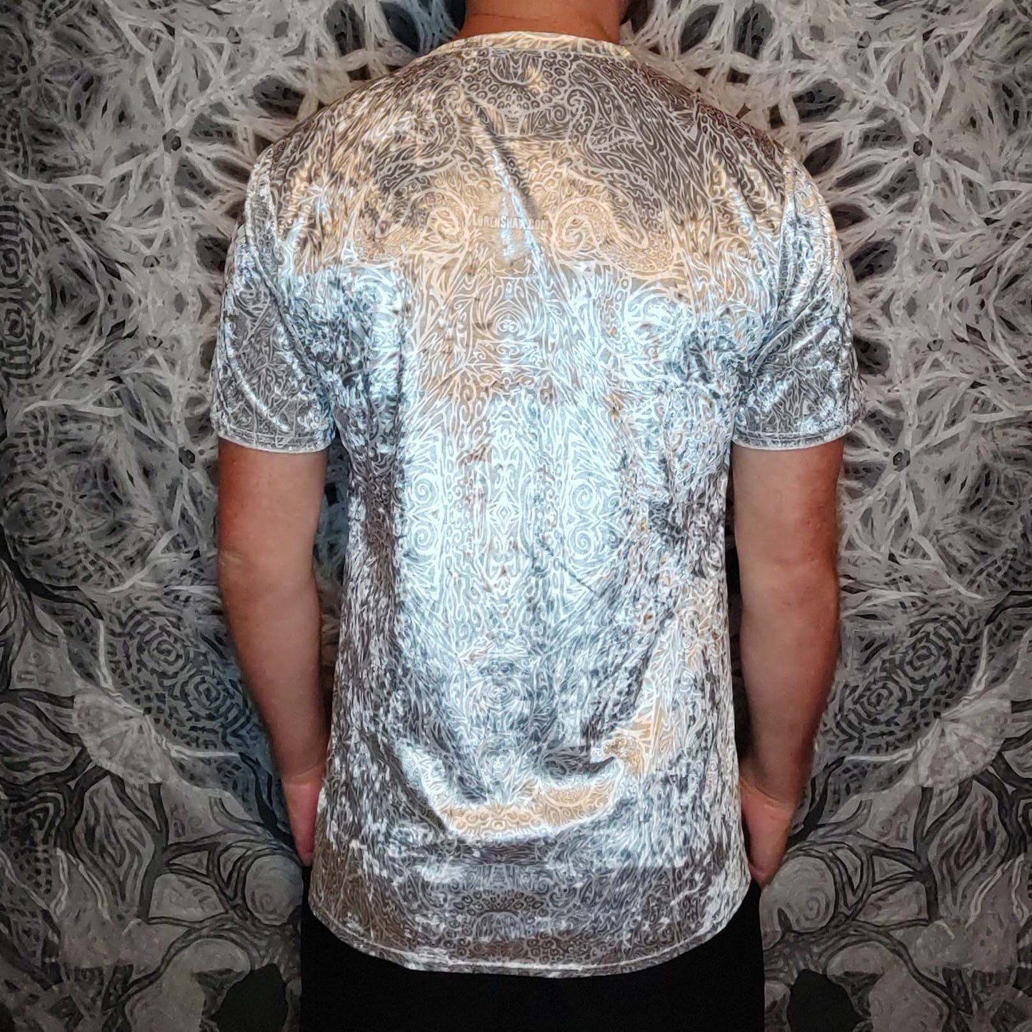 White Octopus Crushed Velvet T-Shirt