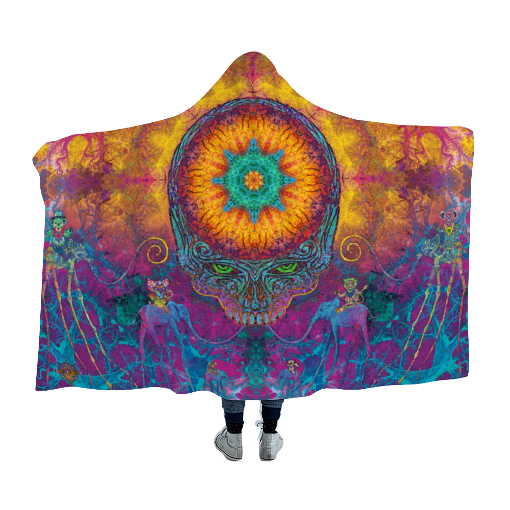 Grateful Dali Stealie Hooded Blanket Cloak