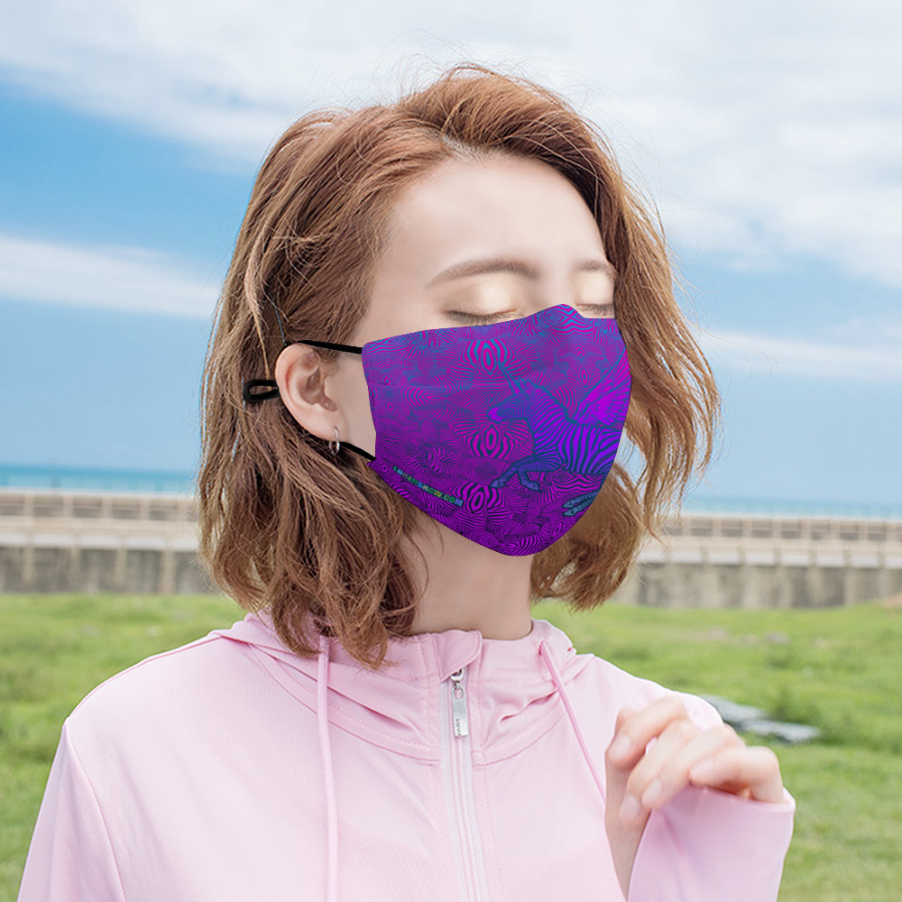 Unizebracorn Face Mask w/ 2 Filters