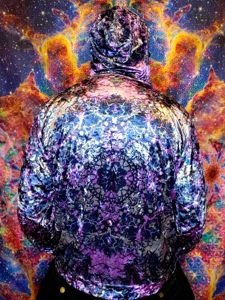 River's End Crushed Velvet Hoodie