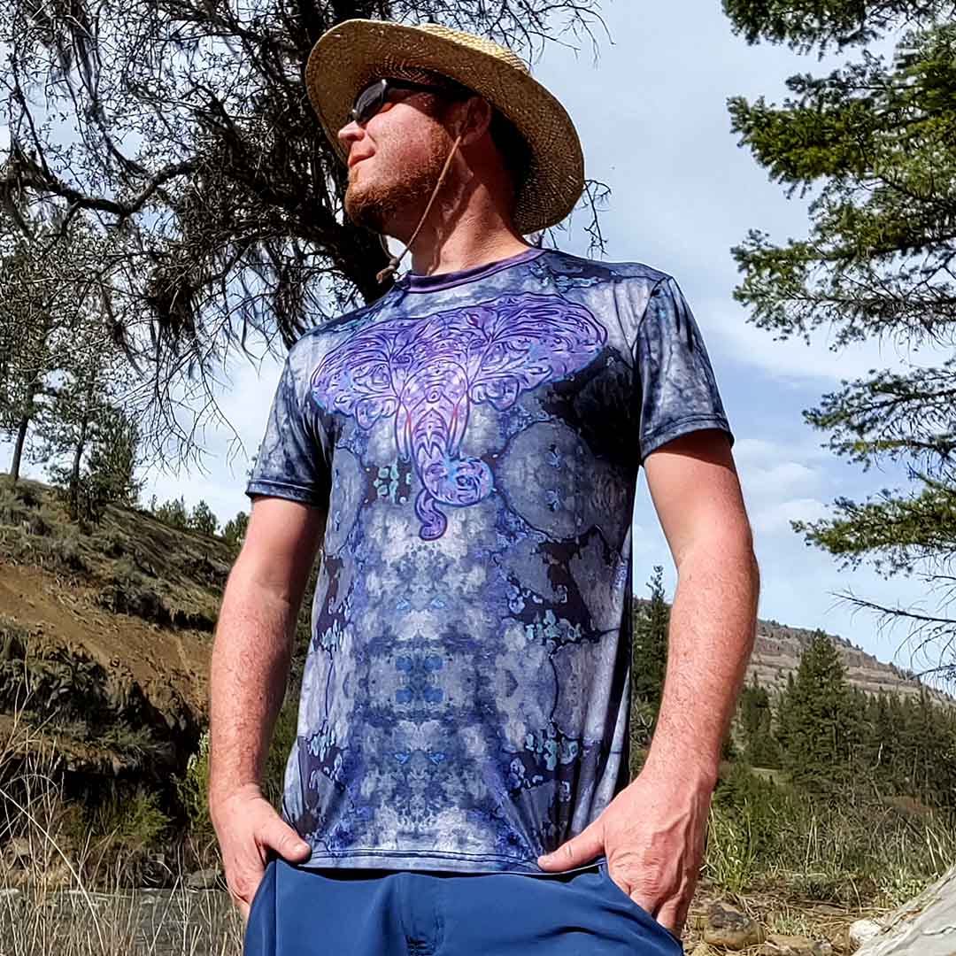 Violet Gray Elephant T-shirt
