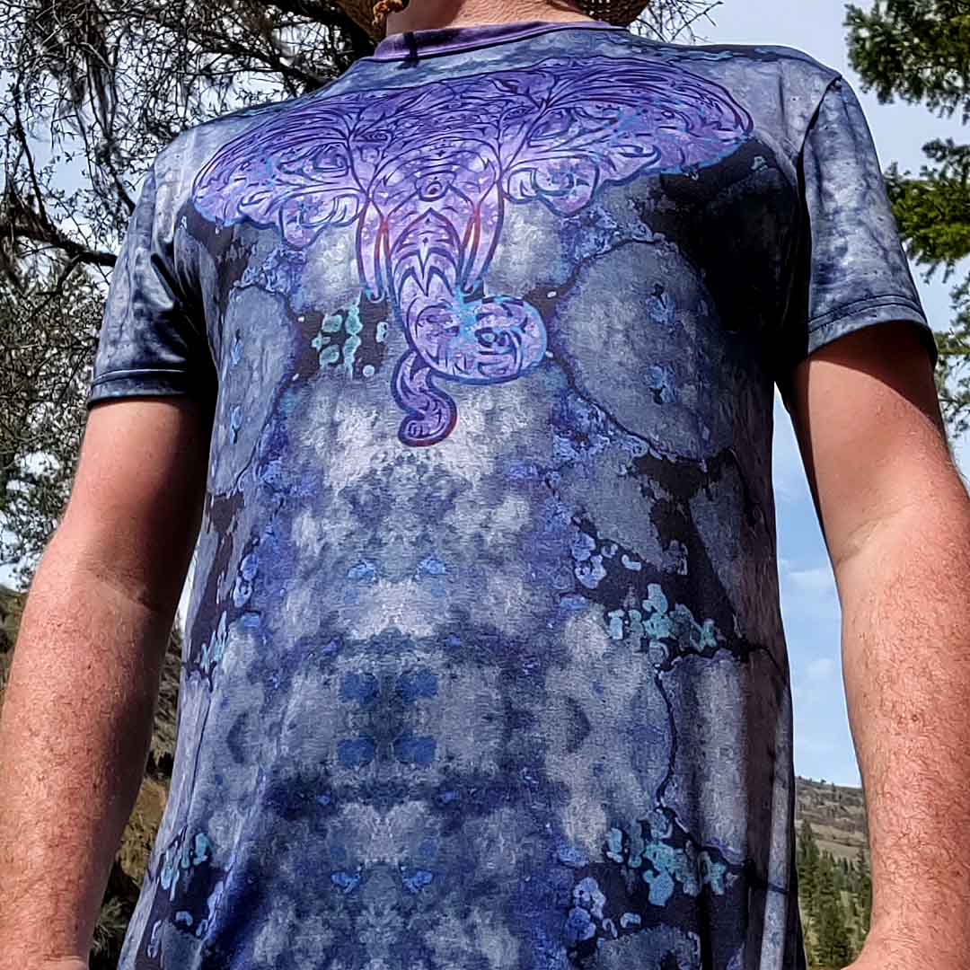 Violet Gray Elephant T-shirt
