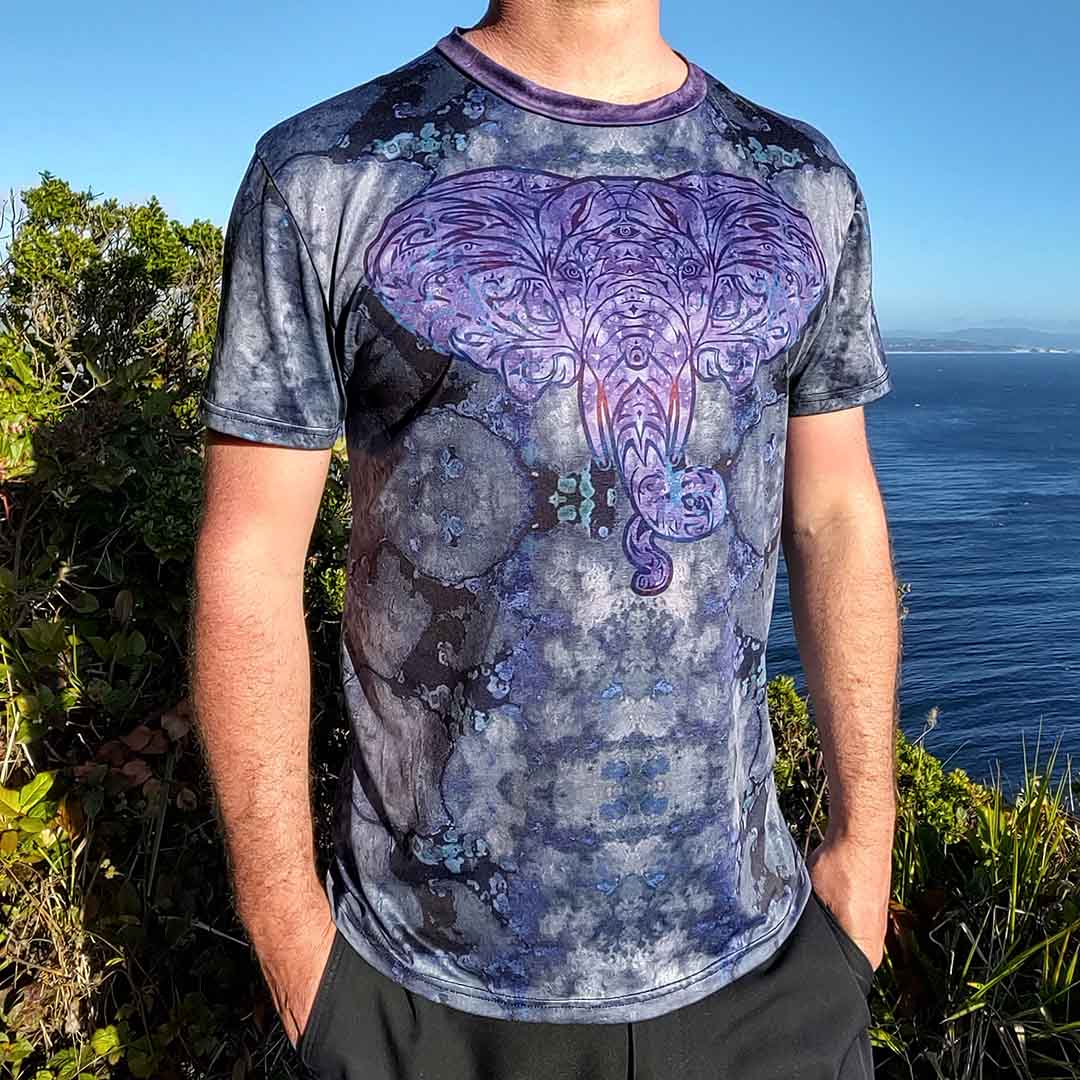 Violet Gray Elephant T-shirt