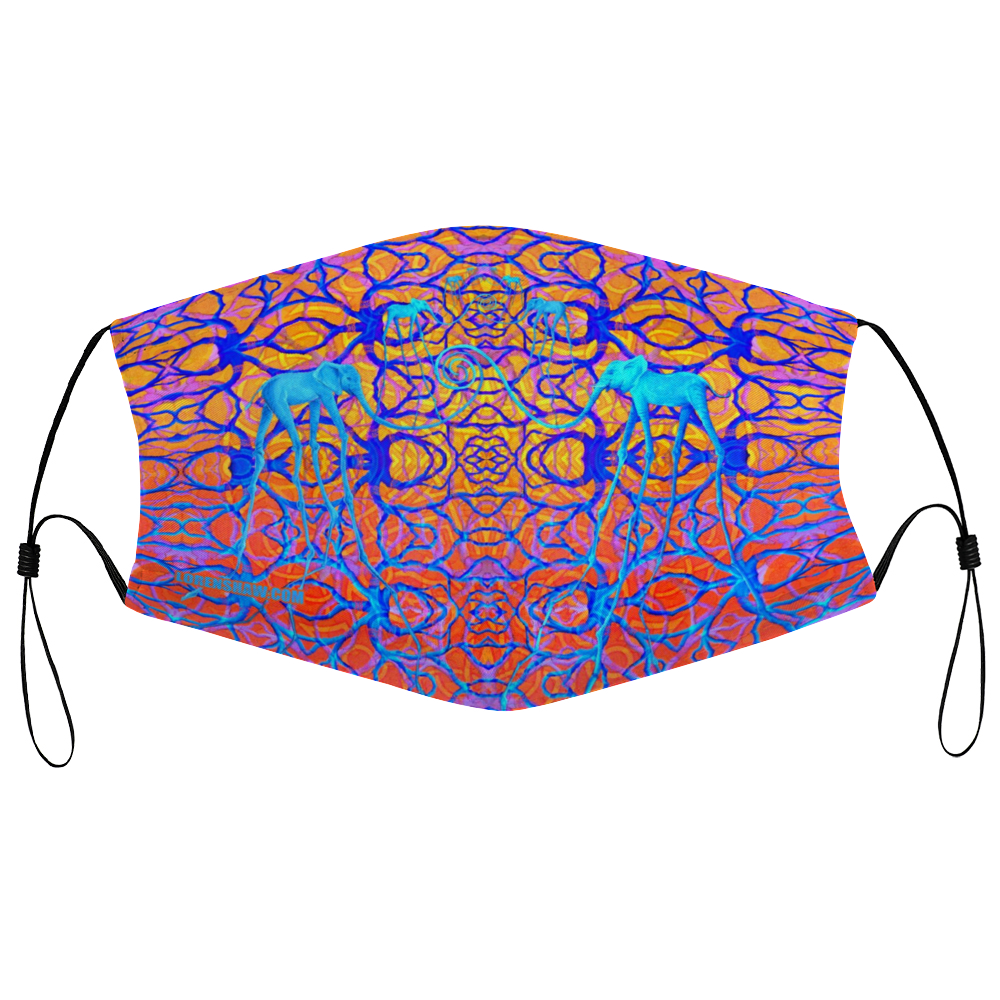 Elephant Generations Face Mask w/ 2 Filters