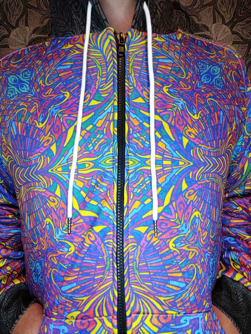 Torus Energy Field Zip Up Hoodie
