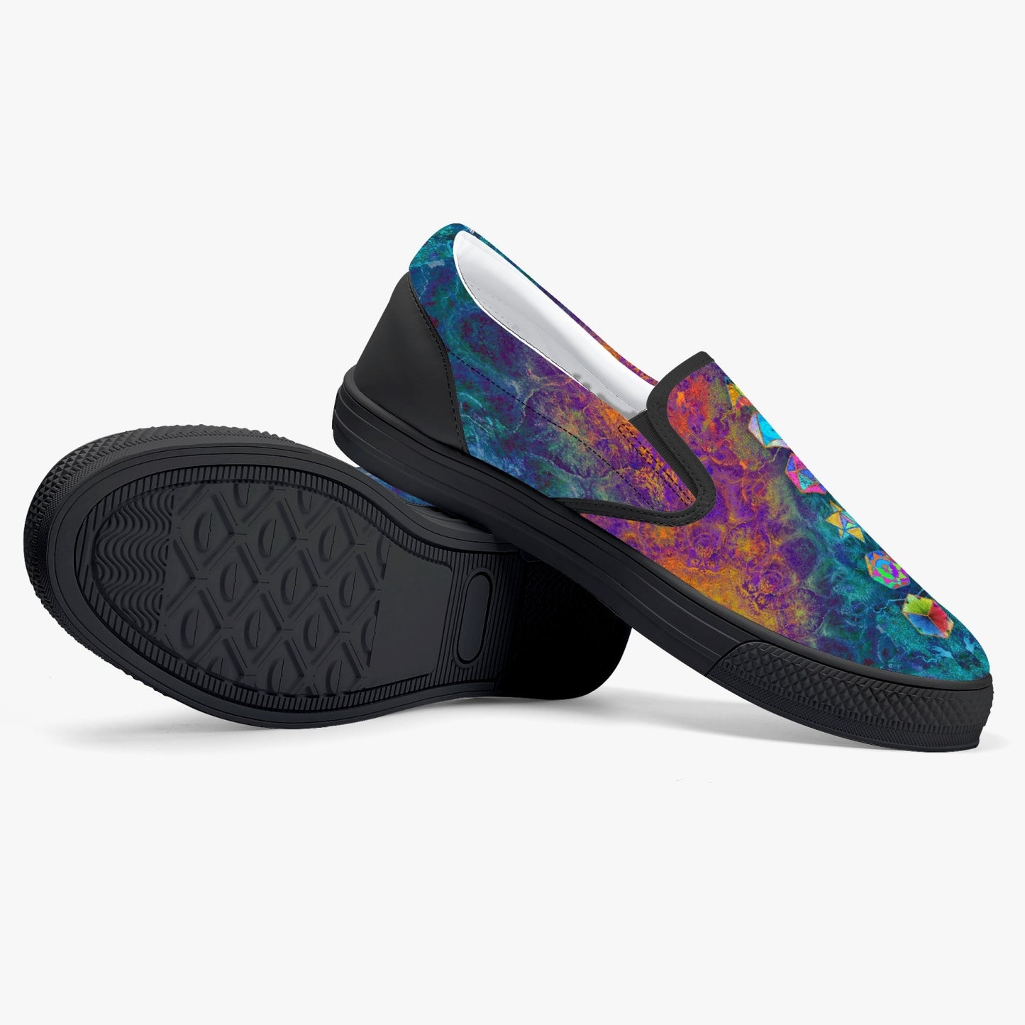 Platonic Solids Slip-On Shoes