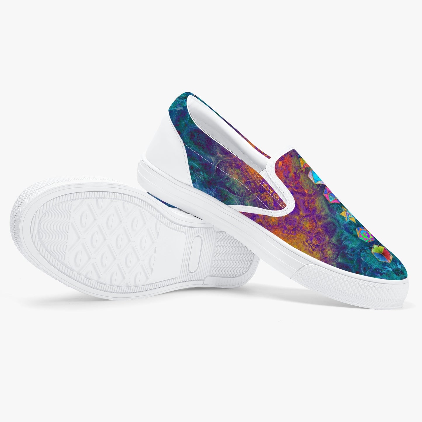 Platonic Solids Slip-On Shoes