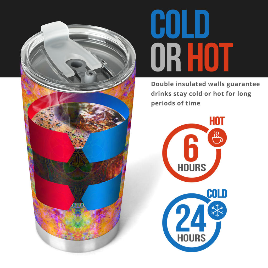 Stealie Tie Dye Tumbler