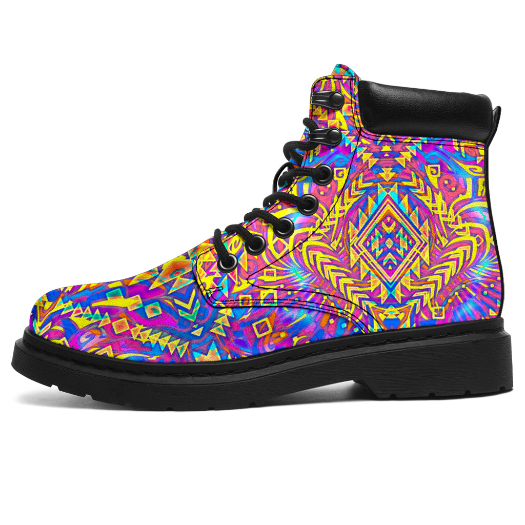 Aztek Psychedelic Boots