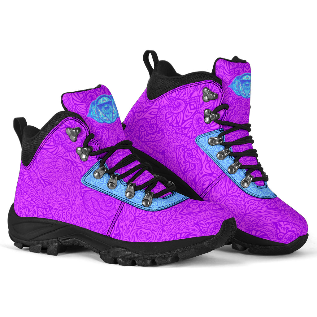 Pink Octopus Alpine Boots