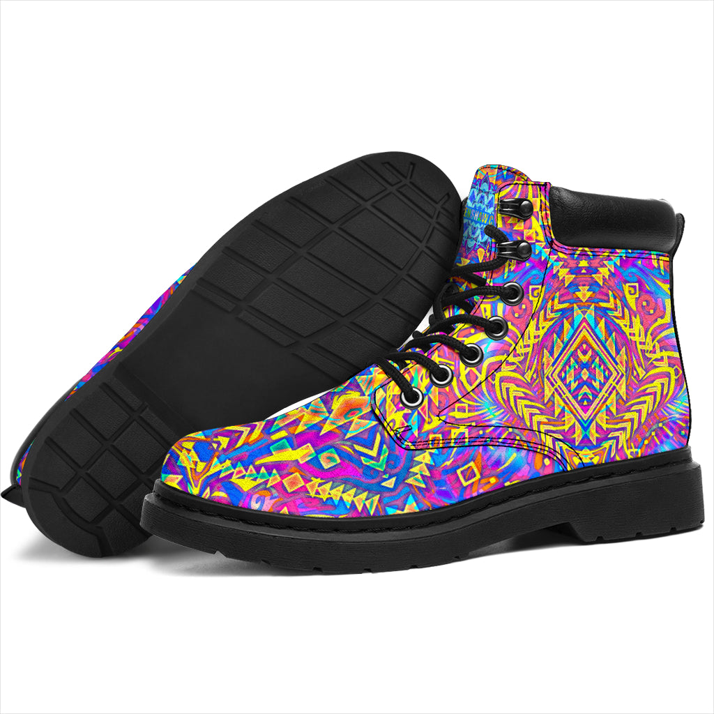 Aztek Psychedelic Boots