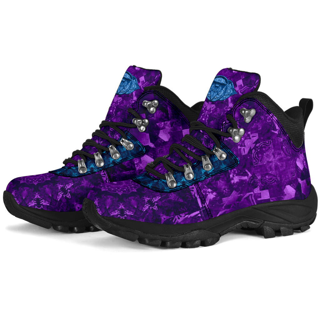 Purple Mandala Alpine Boots