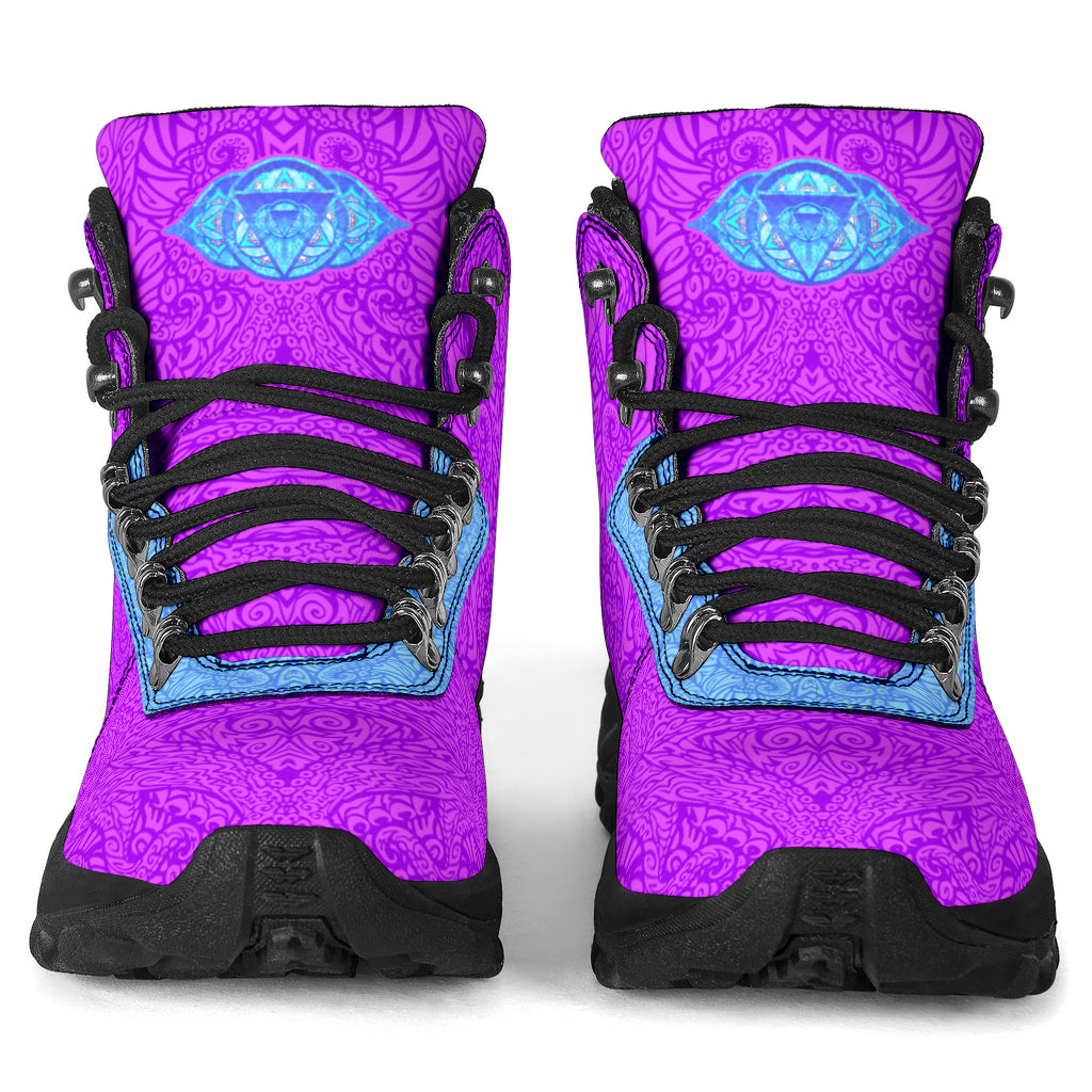 Pink Octopus Alpine Boots