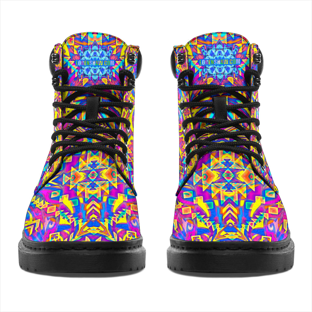 Aztek Psychedelic Boots