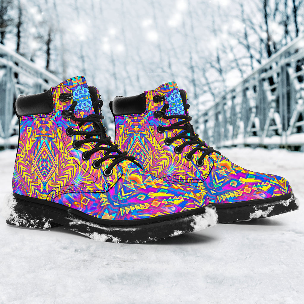 Aztek Psychedelic Boots