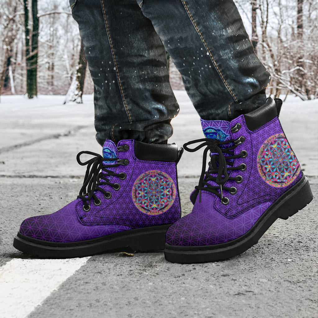 Purple Flower of Life
