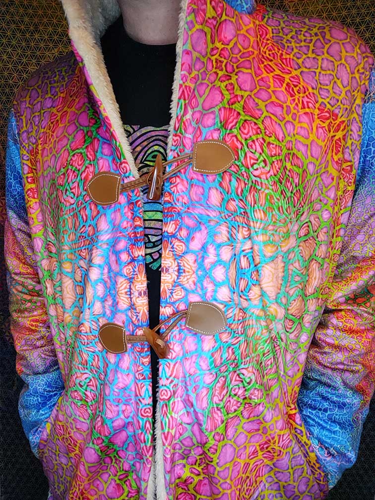 Rainbow Giraffe Festival Cloak