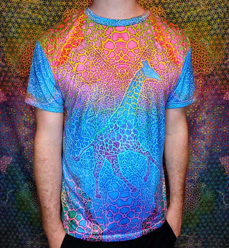Giraffe Rainbow T-shirt