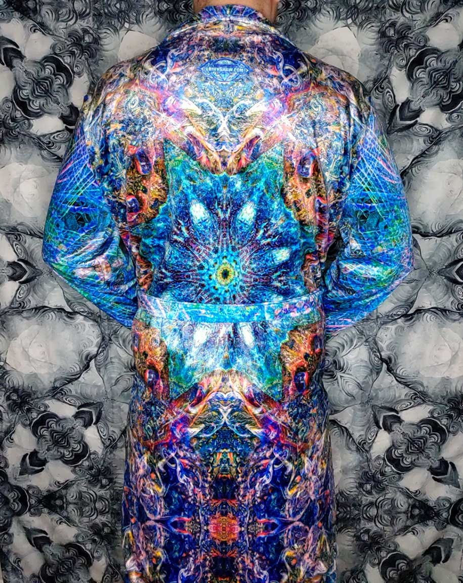 Jupiter Mandala Plush Fleece Robe