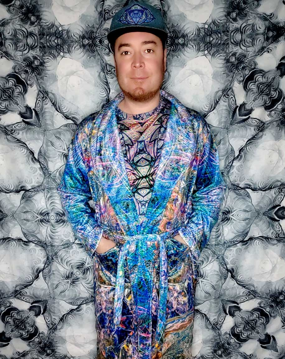 Jupiter Mandala Plush Fleece Robe