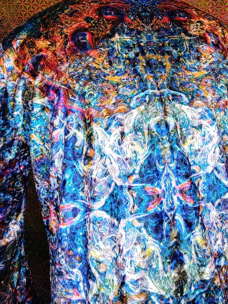 Jupiter Mandala Crushed Velvet Hoodie