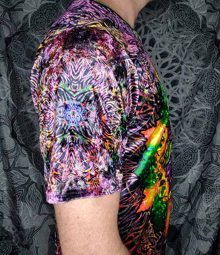 Jungle Lion Crushed Velvet T-Shirt