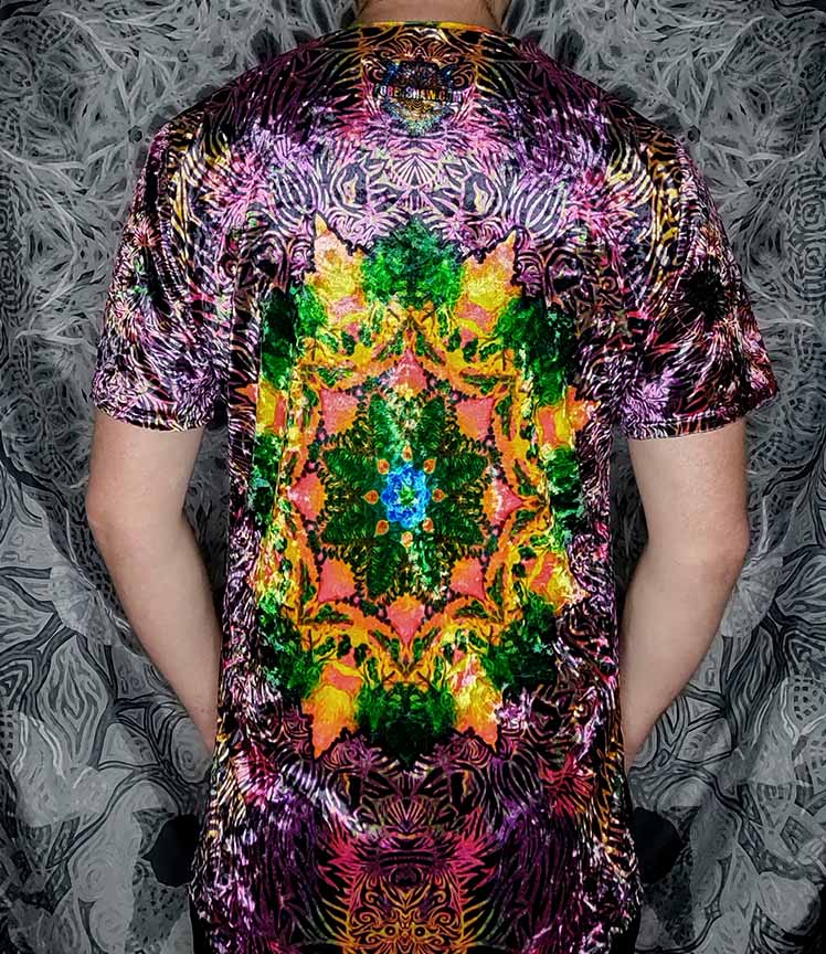 Jungle Lion Crushed Velvet T-Shirt