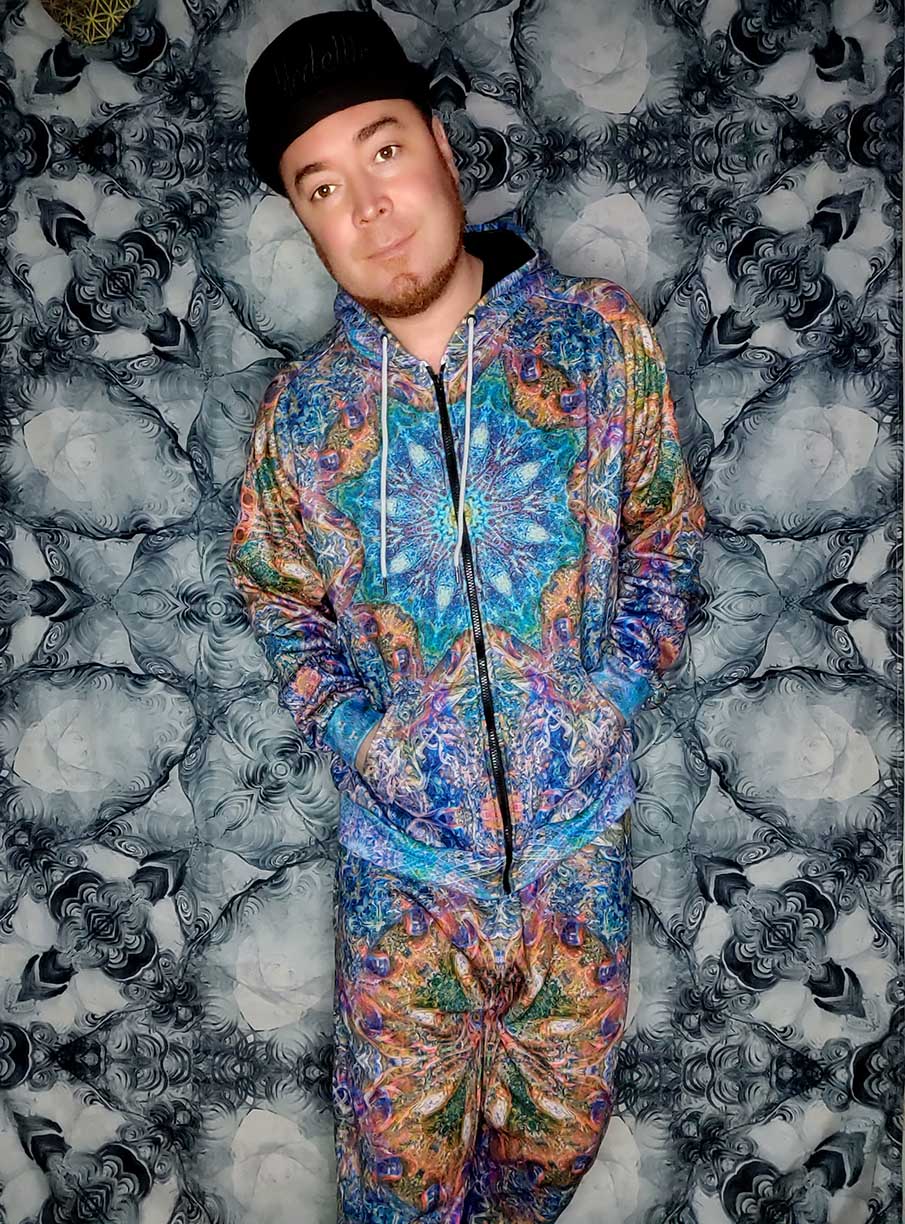 Jupiter Mandala Zip Up Hoodie