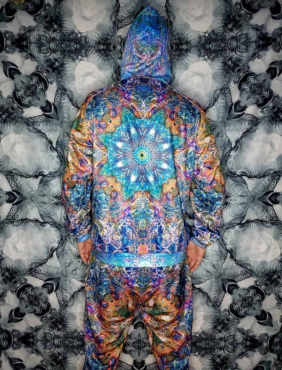 Jupiter Mandala Zip Up Hoodie