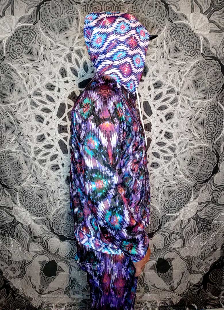 Navajo Sunset Zip Up Hoodie