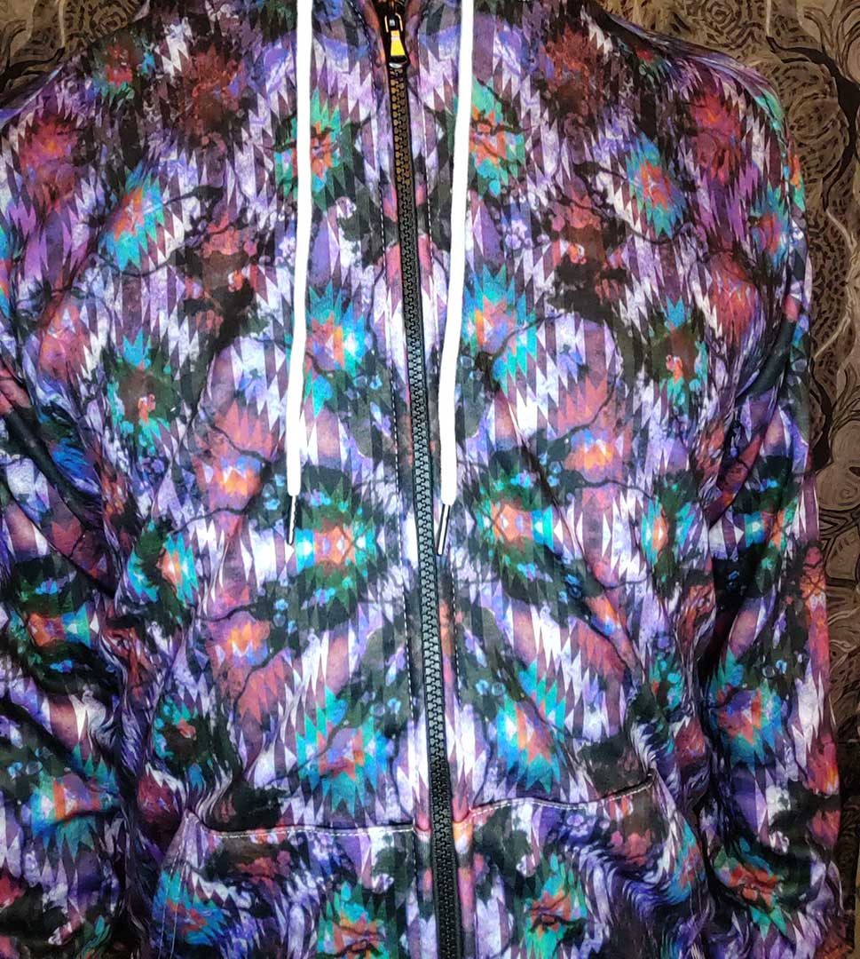 Navajo Sunset Zip Up Hoodie