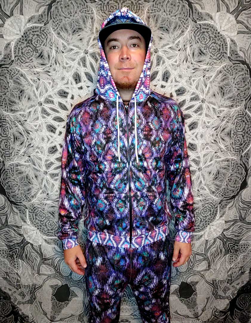 Navajo Sunset Zip Up Hoodie